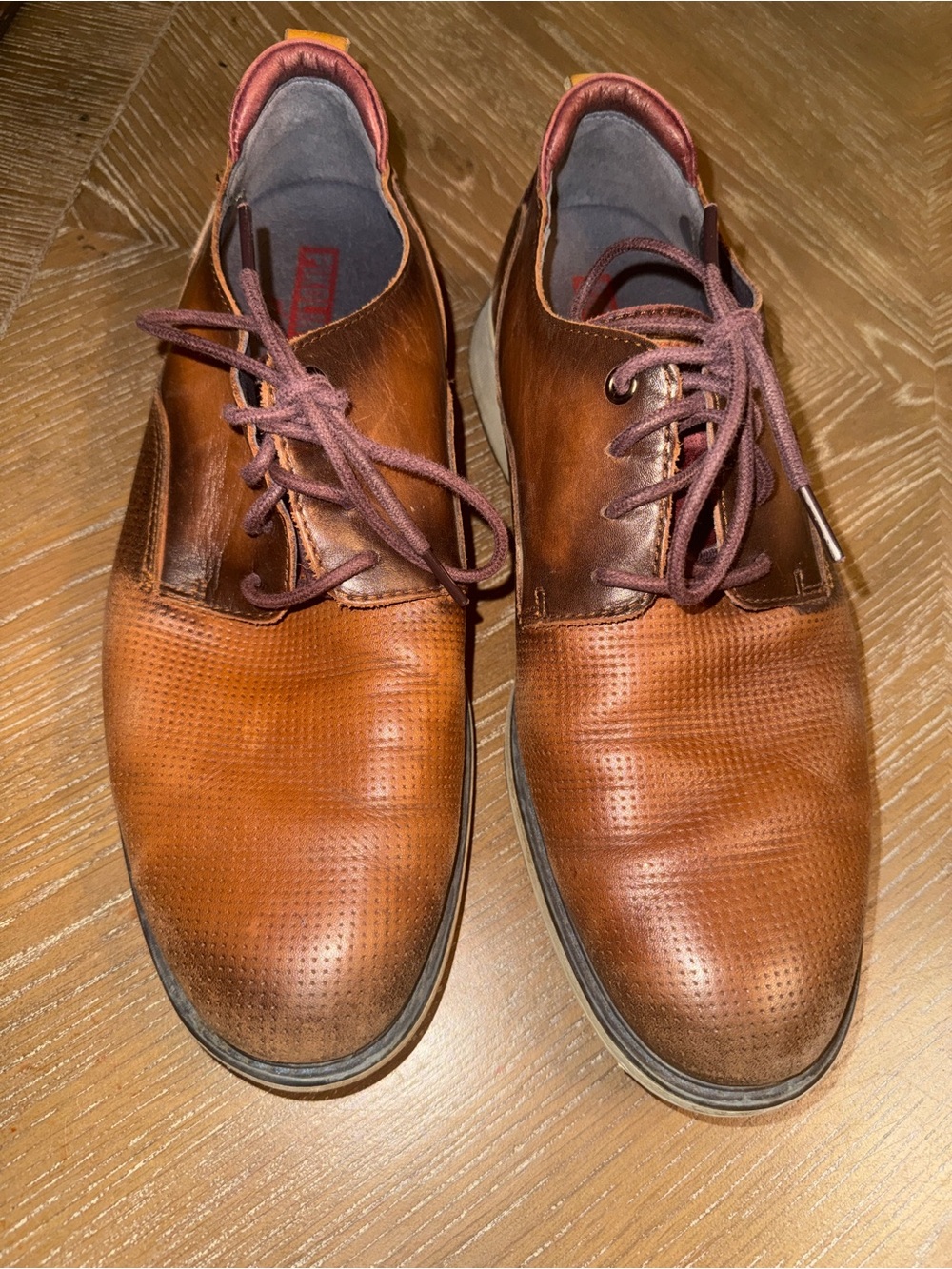 Pikolinos Men’s Brown Busot Leather Casual Shoes Sz 44 (US 10 - 10.5)